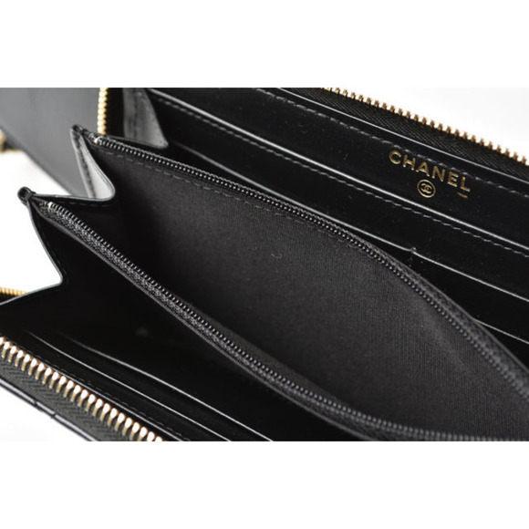 Chanel Chanel Lambskin Chain Wallet Body Bag Leather Shoulder Bag - Picture 10 of 11